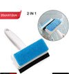 2in1 Glass Wiper Brush white