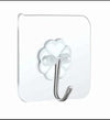 Flower Adhesive sticker wall hooks
