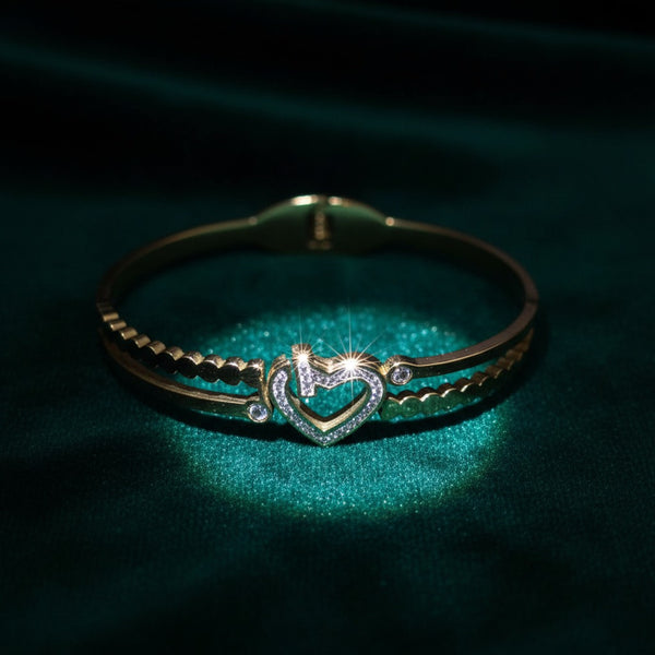 Heart Shape Anti Tarnish Bracelet