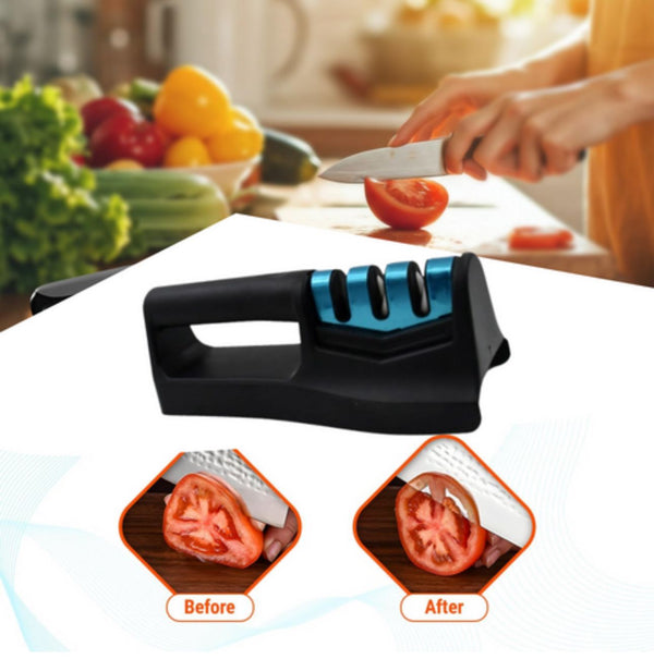 Angolalark 3in1 Kitchen Knife Sharpener