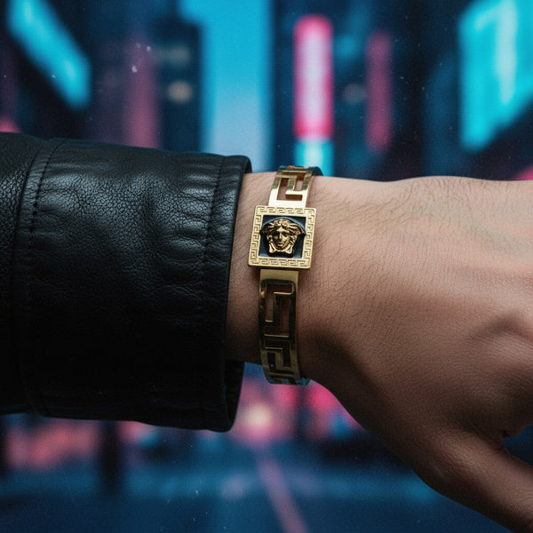 Anti-Tarnish Gold Metal Bracelet ( medival)