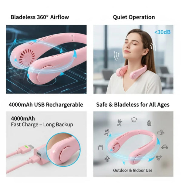 NECK FAN usb and portable