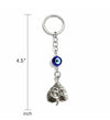 Om blue evil KEYCHAIN