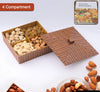 Plastic 4 compartment Dry Fruit Box