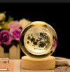 3D GLASS ORB visual lamp moon
