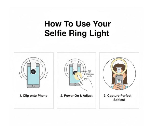 3in1Multifunctional Selfie Light