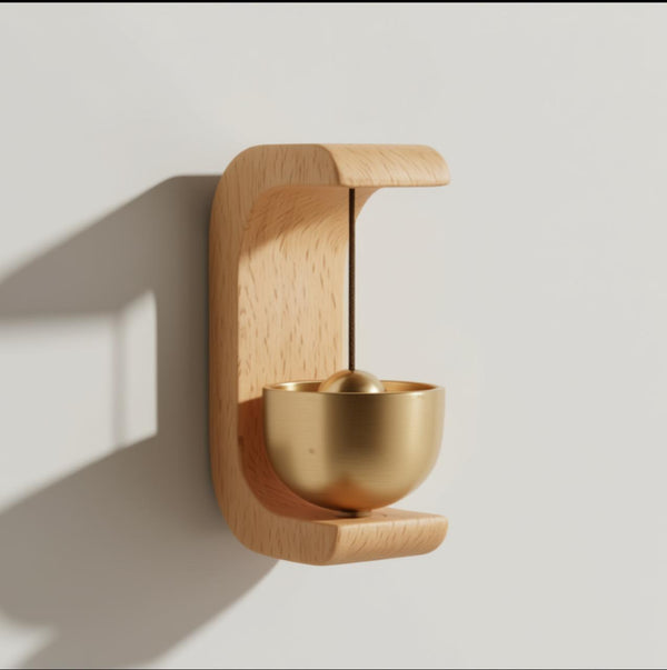Japanese Style Musical Magnetic Wood Doorbell