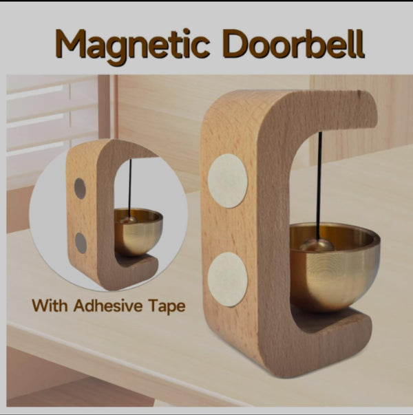 Japanese Style Musical Magnetic Wood Doorbell