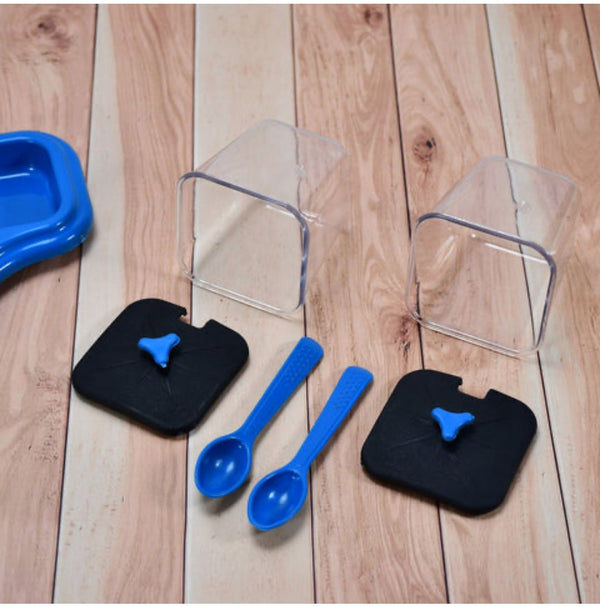 Dining Stand with Pickle Jar, Spice Tray & Spoons