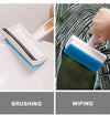 2in1 Glass Wiper Brush white