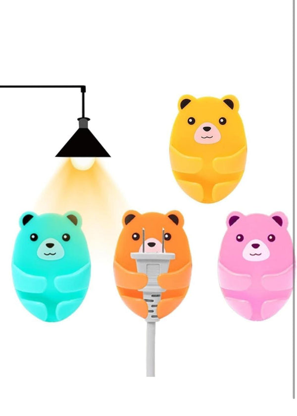 Plug Hook Wall Hooks Cute Bears