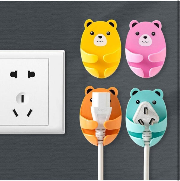 Plug Hook Wall Hooks Cute Bears