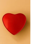 RED HEART box with teddy bear a surprise gift