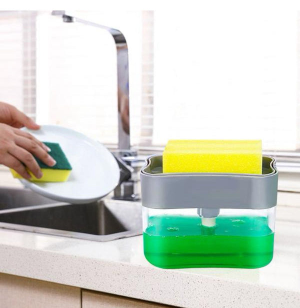 2in1 Sponge Holder and Soap Dispenser