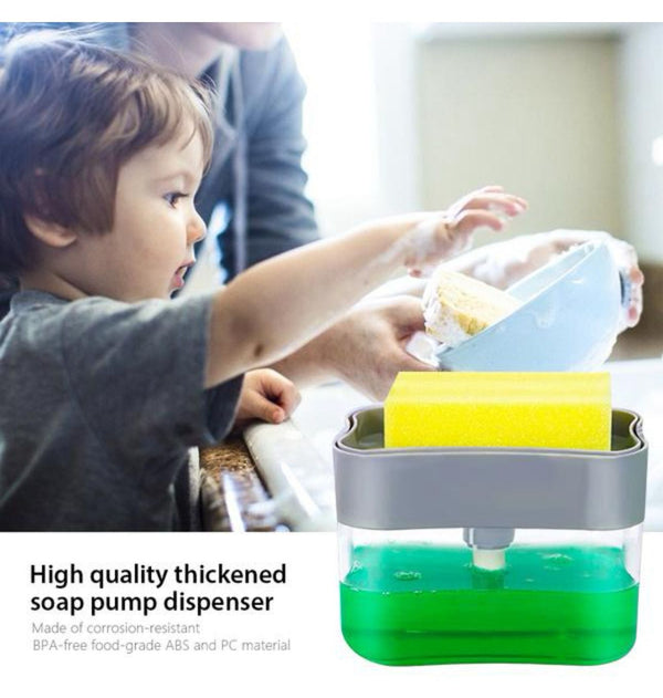 2in1 Sponge Holder and Soap Dispenser