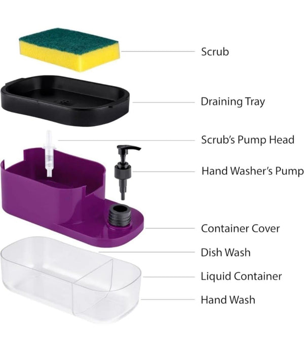 3 in 1 Soap Dispenser