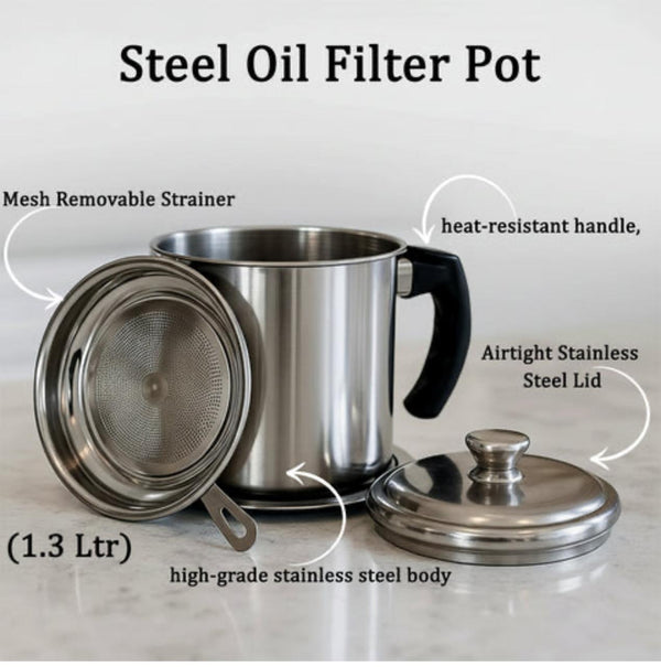 Kitchenware Oil Filter Pot