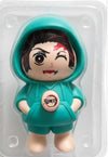 Cartoon Action Figure Changing Face Keychain