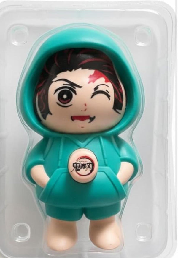 Cartoon Action Figure Changing Face Keychain