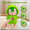 Cartoon Action Figure Changing Face Keychain