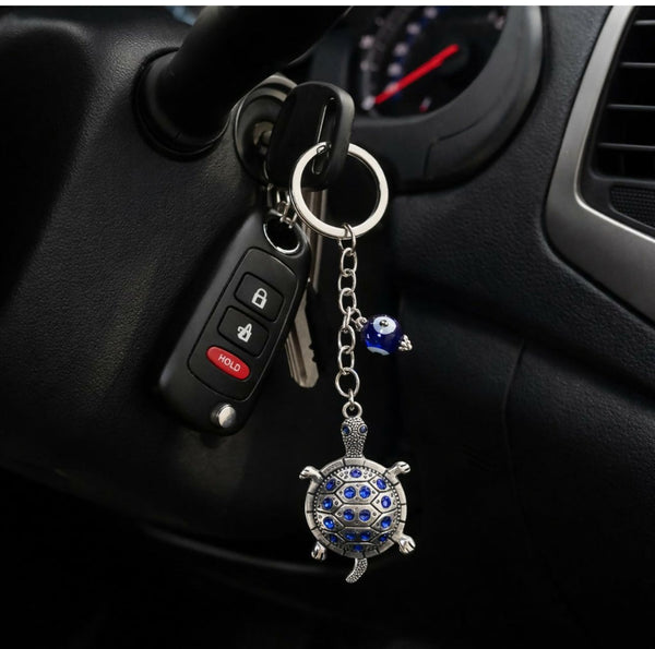 blue evil eye TurtulKEYCHAIN