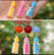Cartoon Star Glass Bottle Keychain